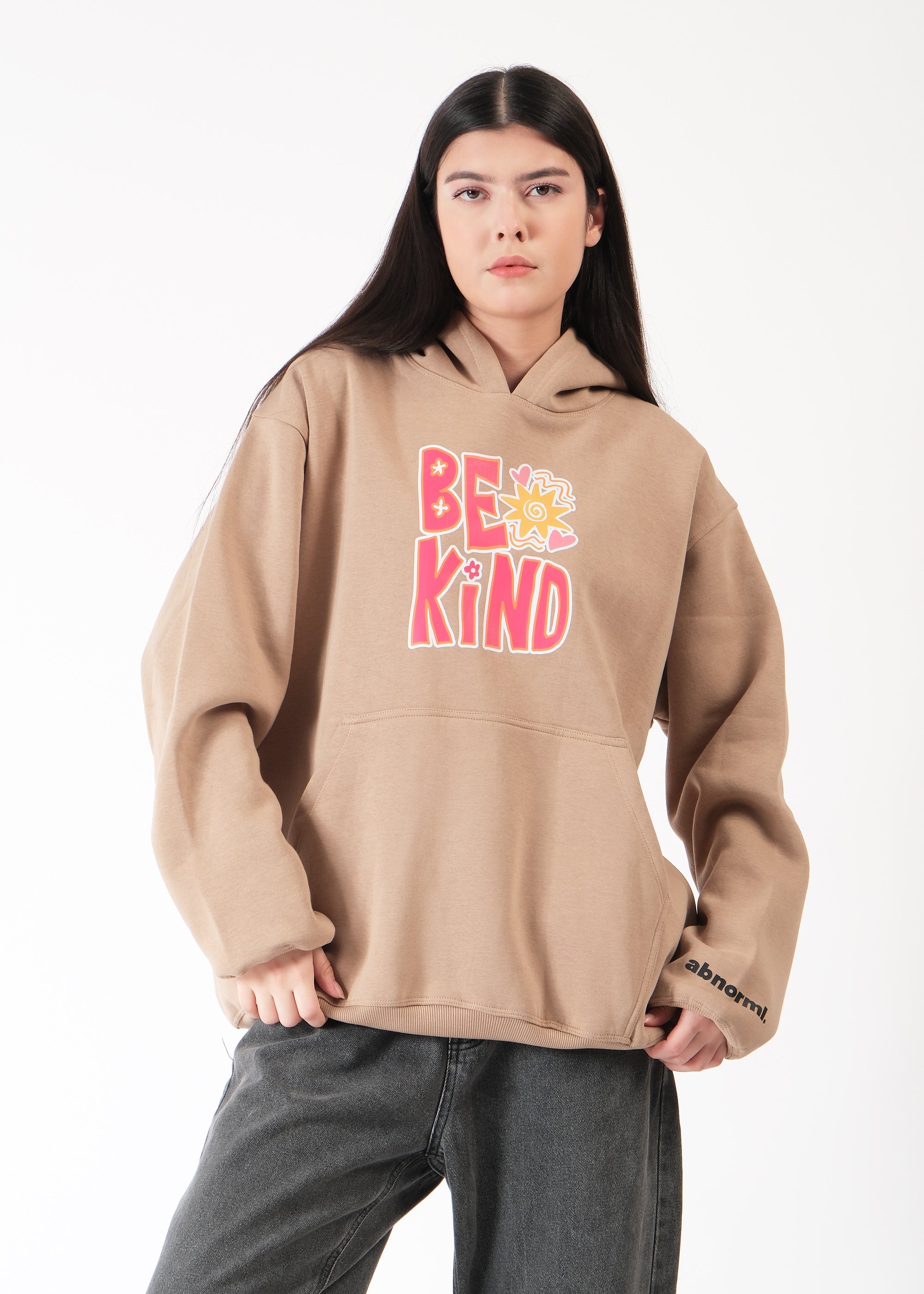 Harsh World Oversized Graphic Hoodie