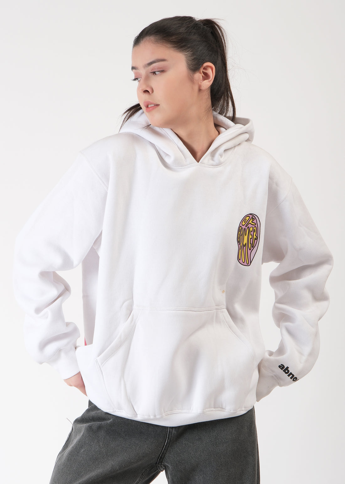 OK Boomer- Oversized Graphic Hoodie