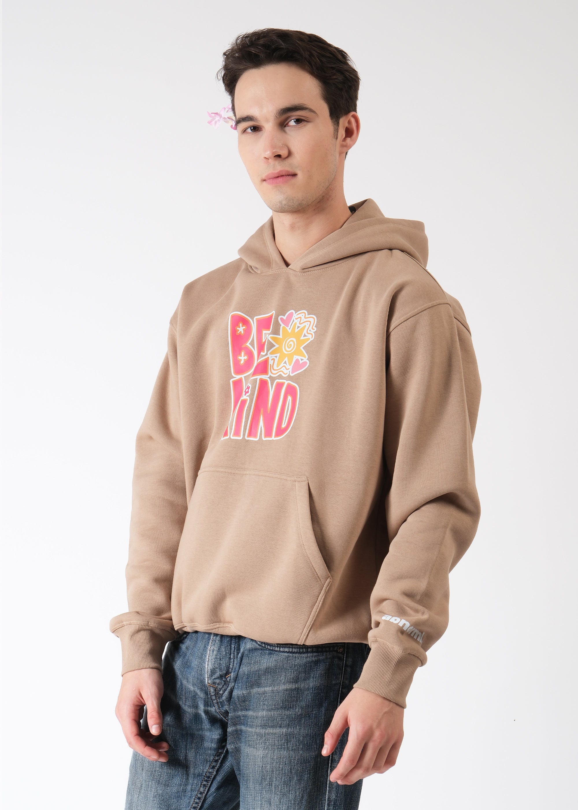 Harsh World Oversized Graphic Hoodie