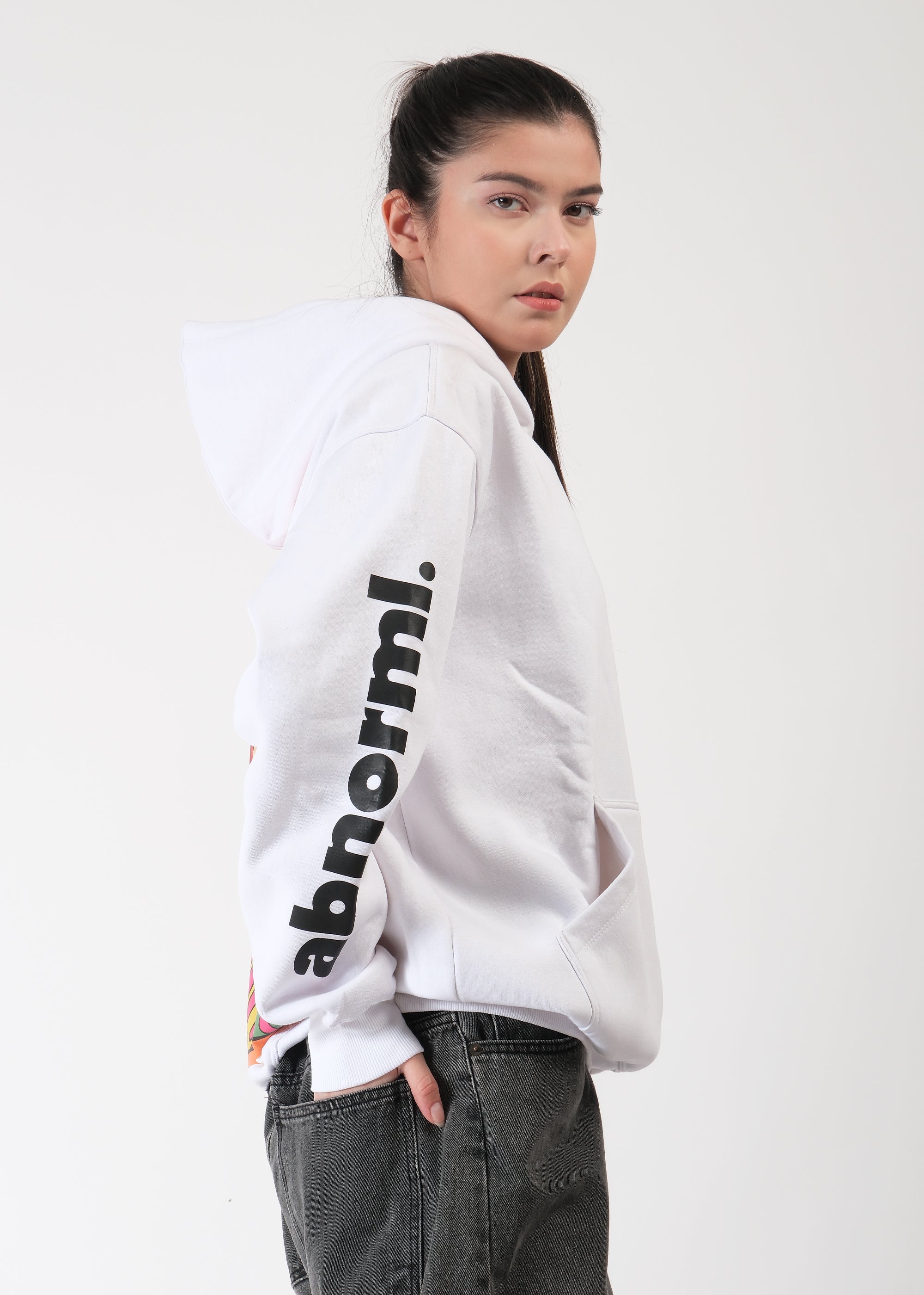 Vague Oversized Graphic Hoodie