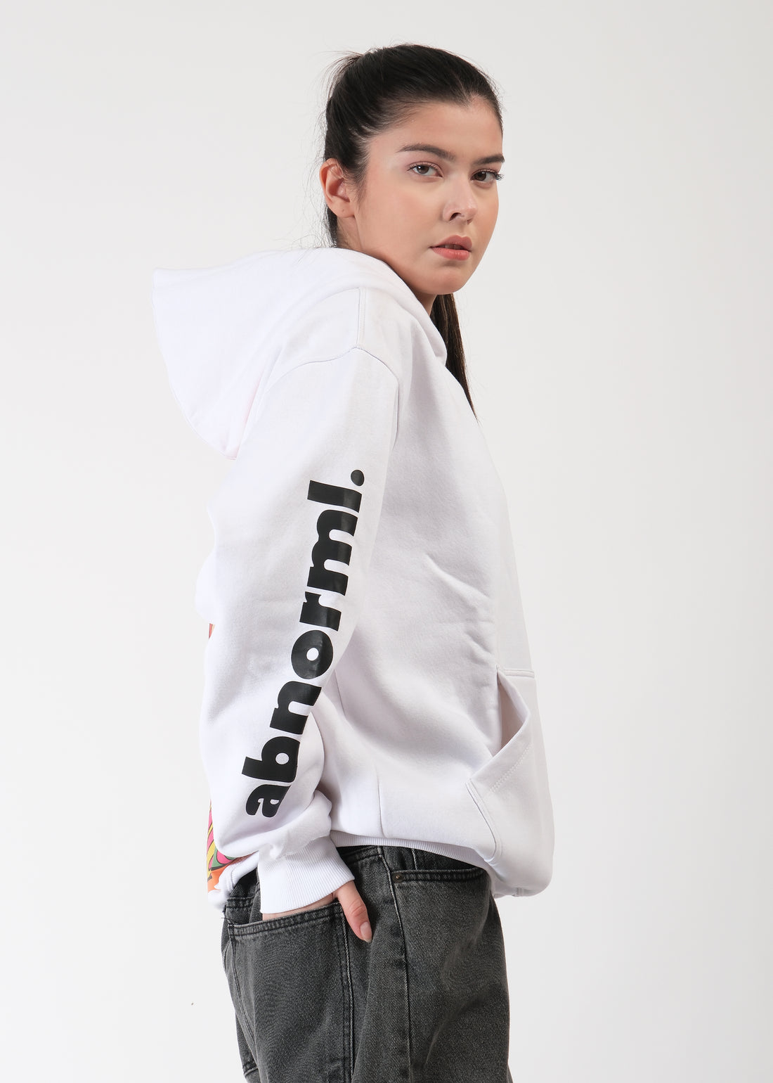 Vague Oversized Graphic Hoodie