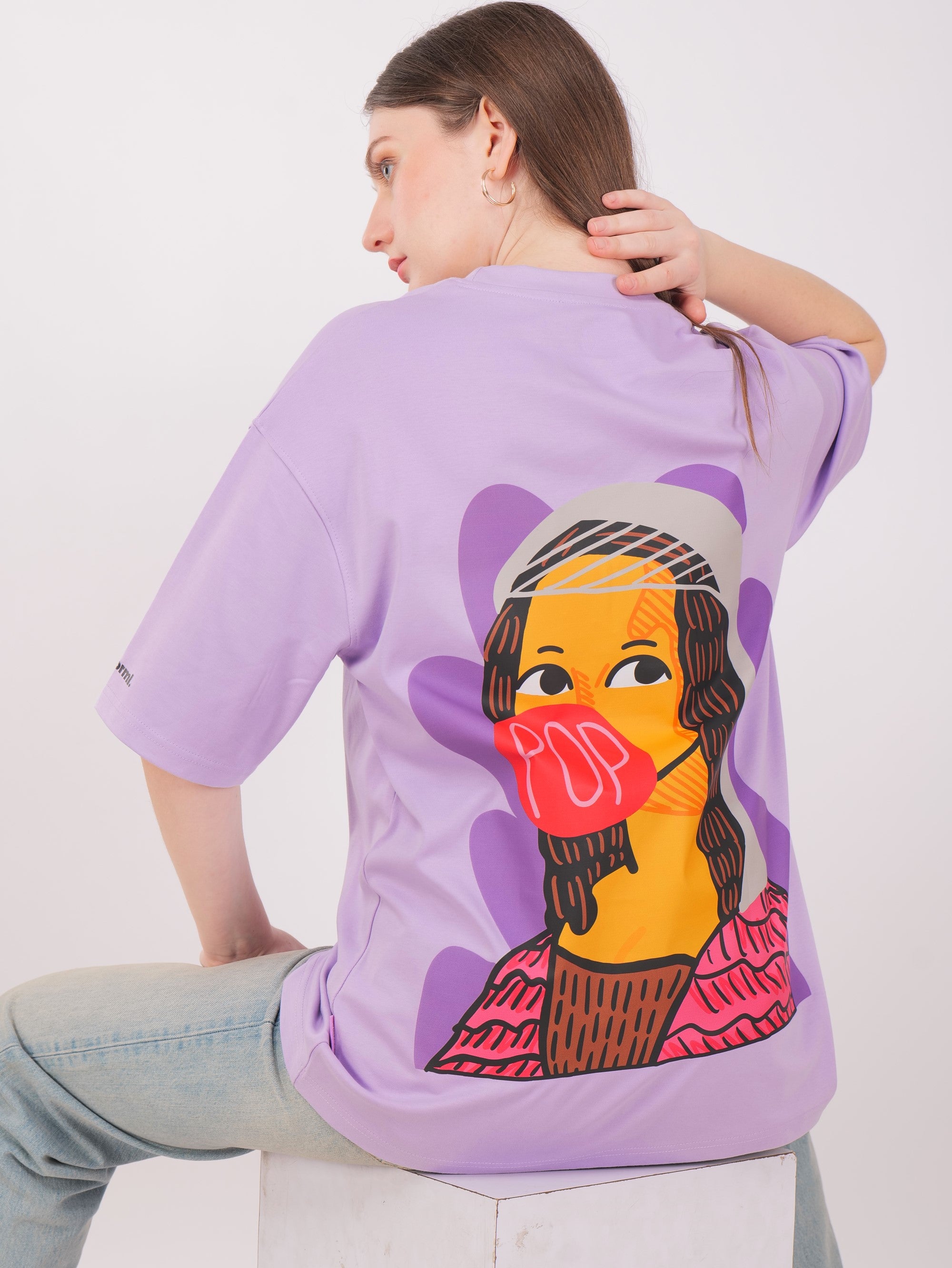 ✰ Monalisa Pop | oversized unisex graphic tee
