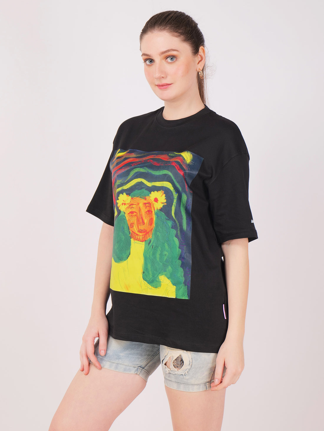 ✰ Straight Outta Gallery Oversized Graphic T-shirt