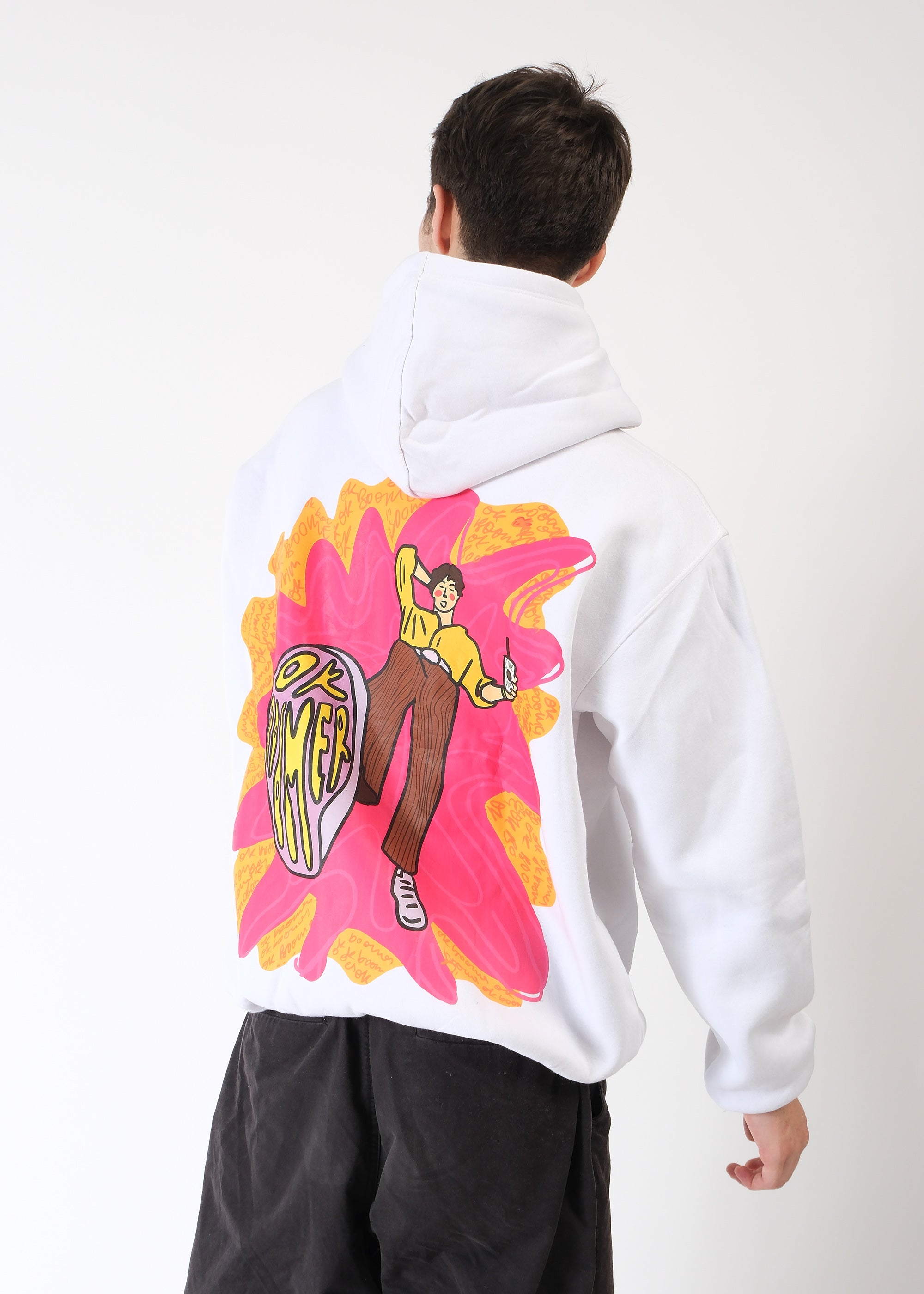 OK Boomer- Oversized Graphic Hoodie