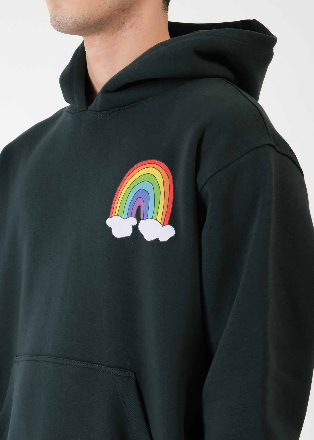 All We Need is Love Oversized Graphic Hoodie