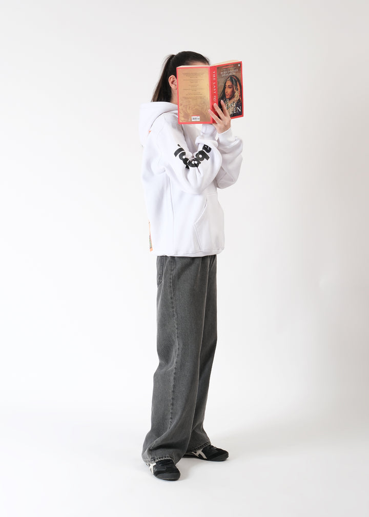 Vague Oversized Graphic Hoodie