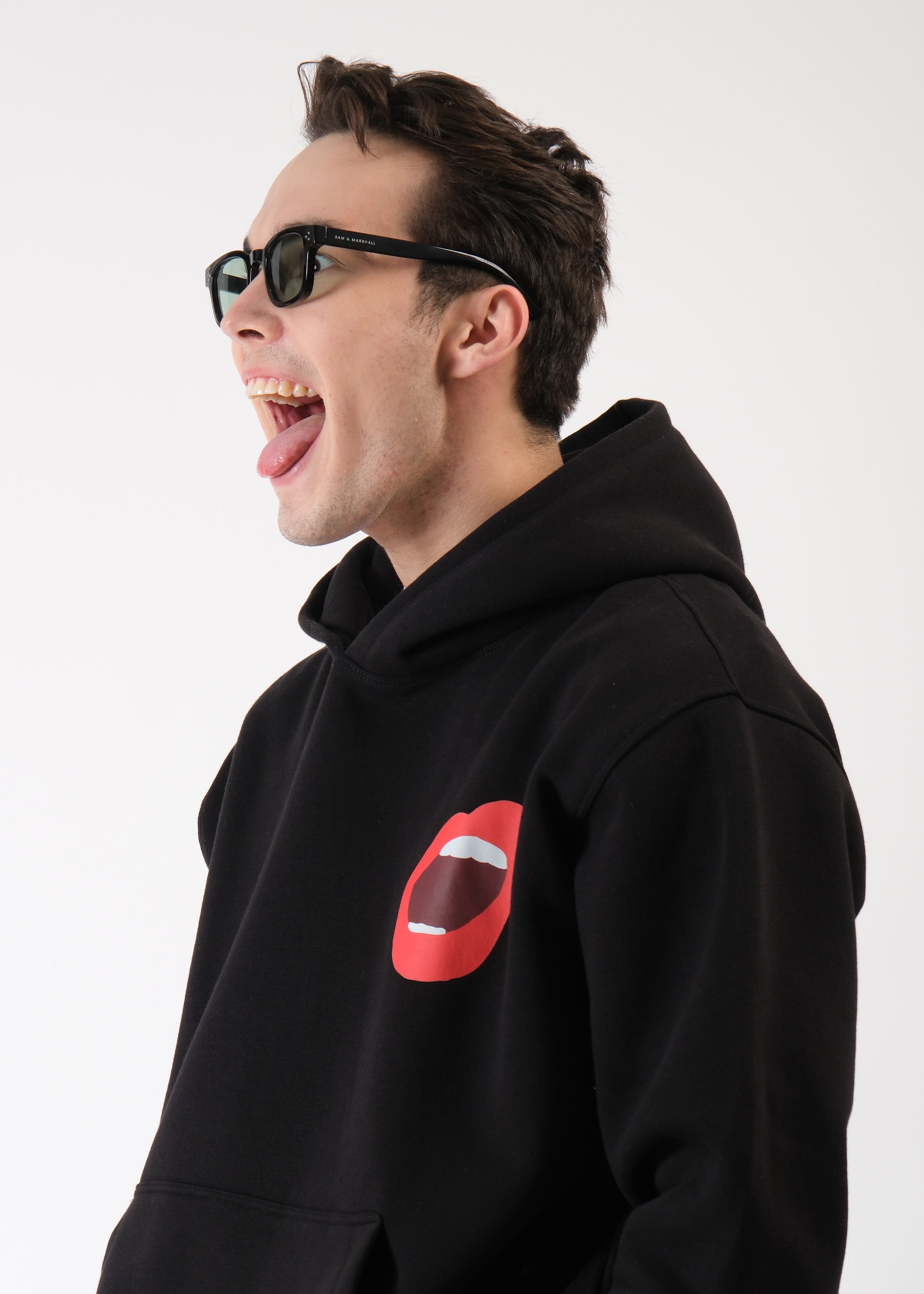 Shout Out Loud Oversized Graphic Hoodie