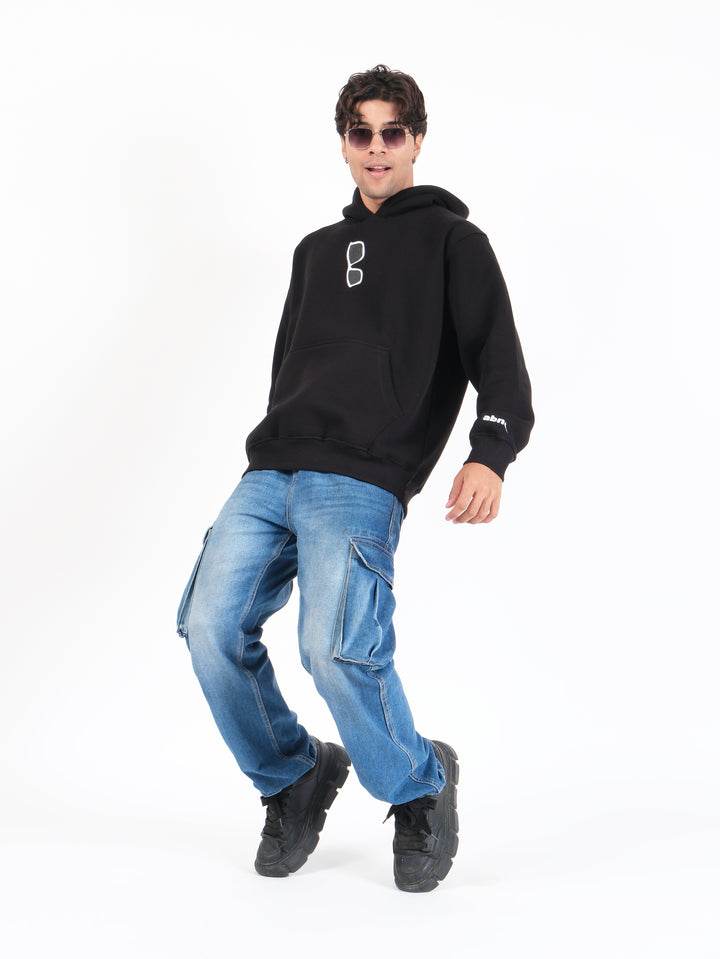 Knock Knock Oversized Graphic Hoodie
