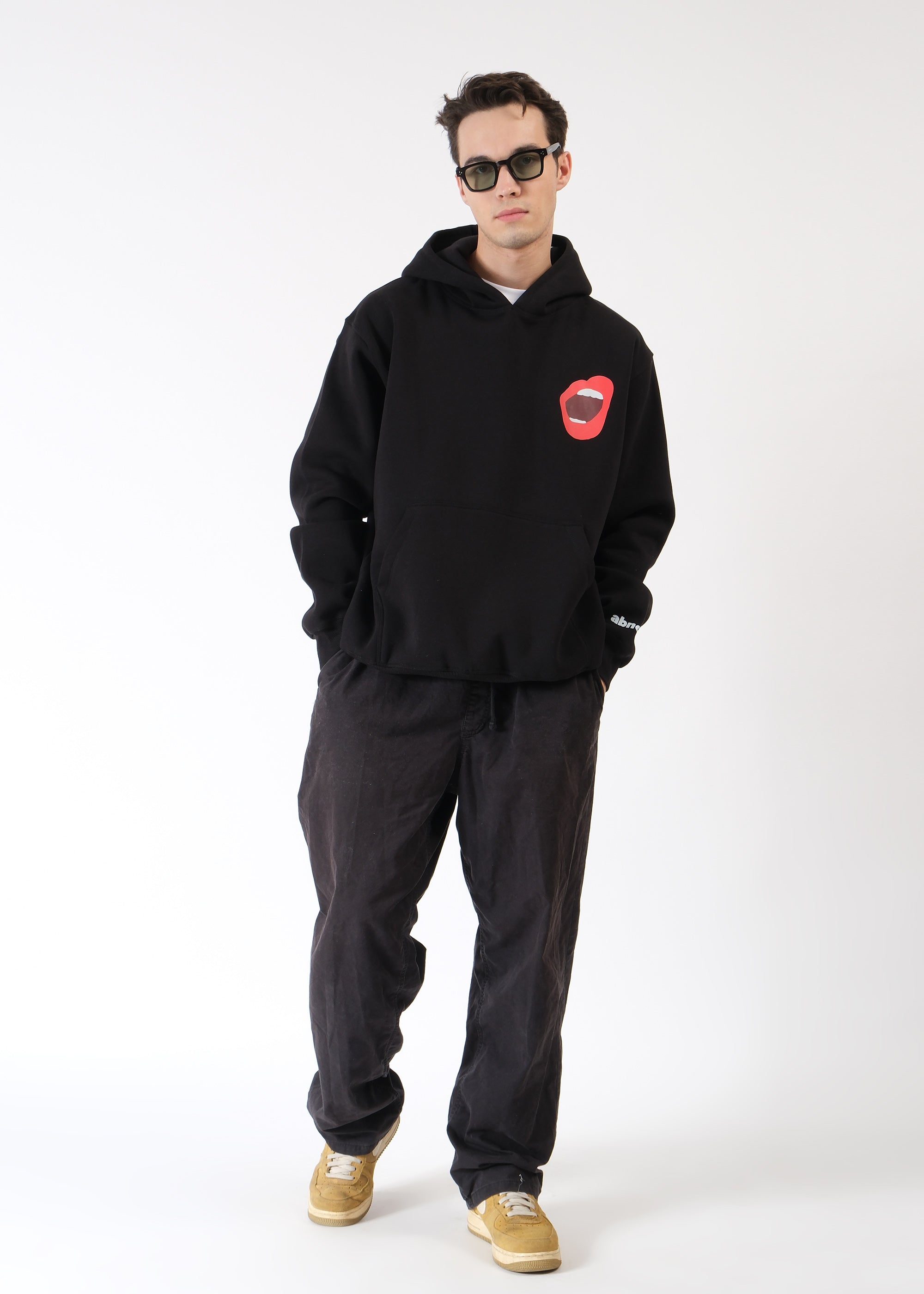 Shout Out Loud Oversized Graphic Hoodie