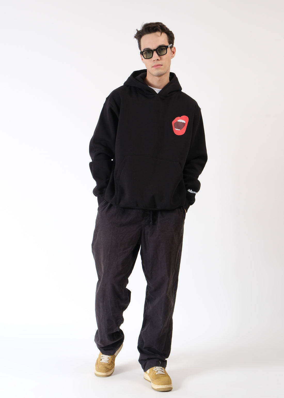 Shout Out Loud Oversized Graphic Hoodie