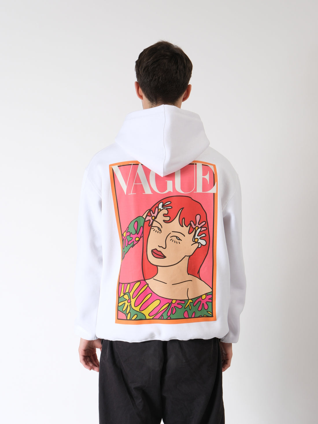 Vague Oversized Graphic Hoodie