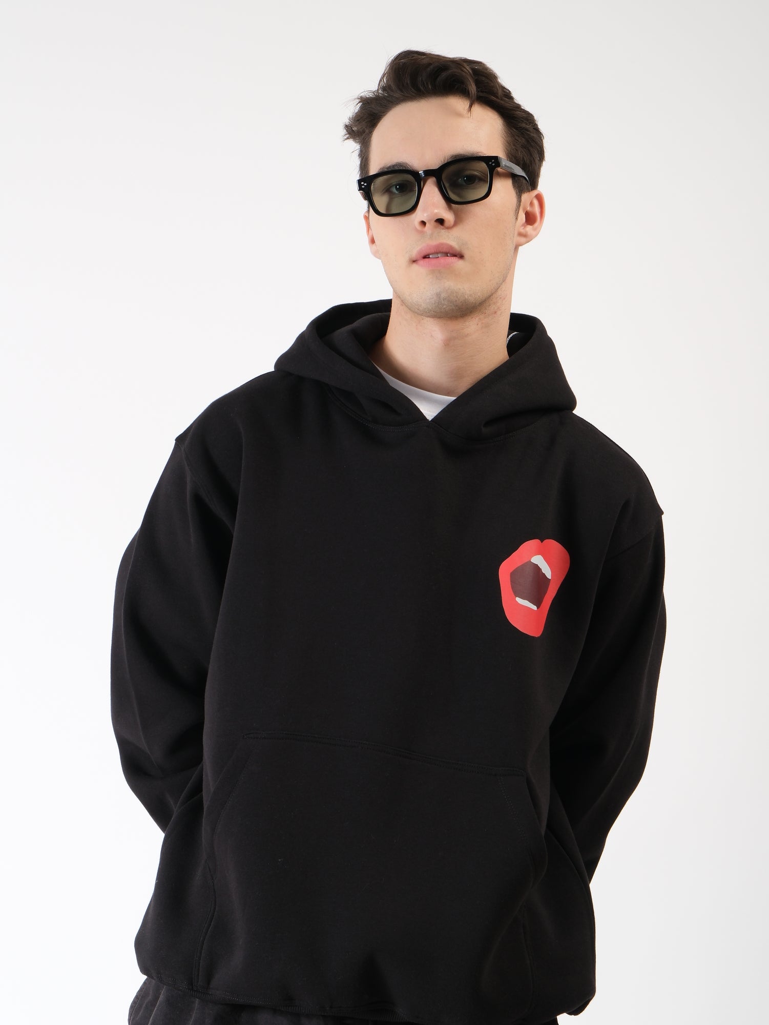 Shout Out Loud Oversized Graphic Hoodie