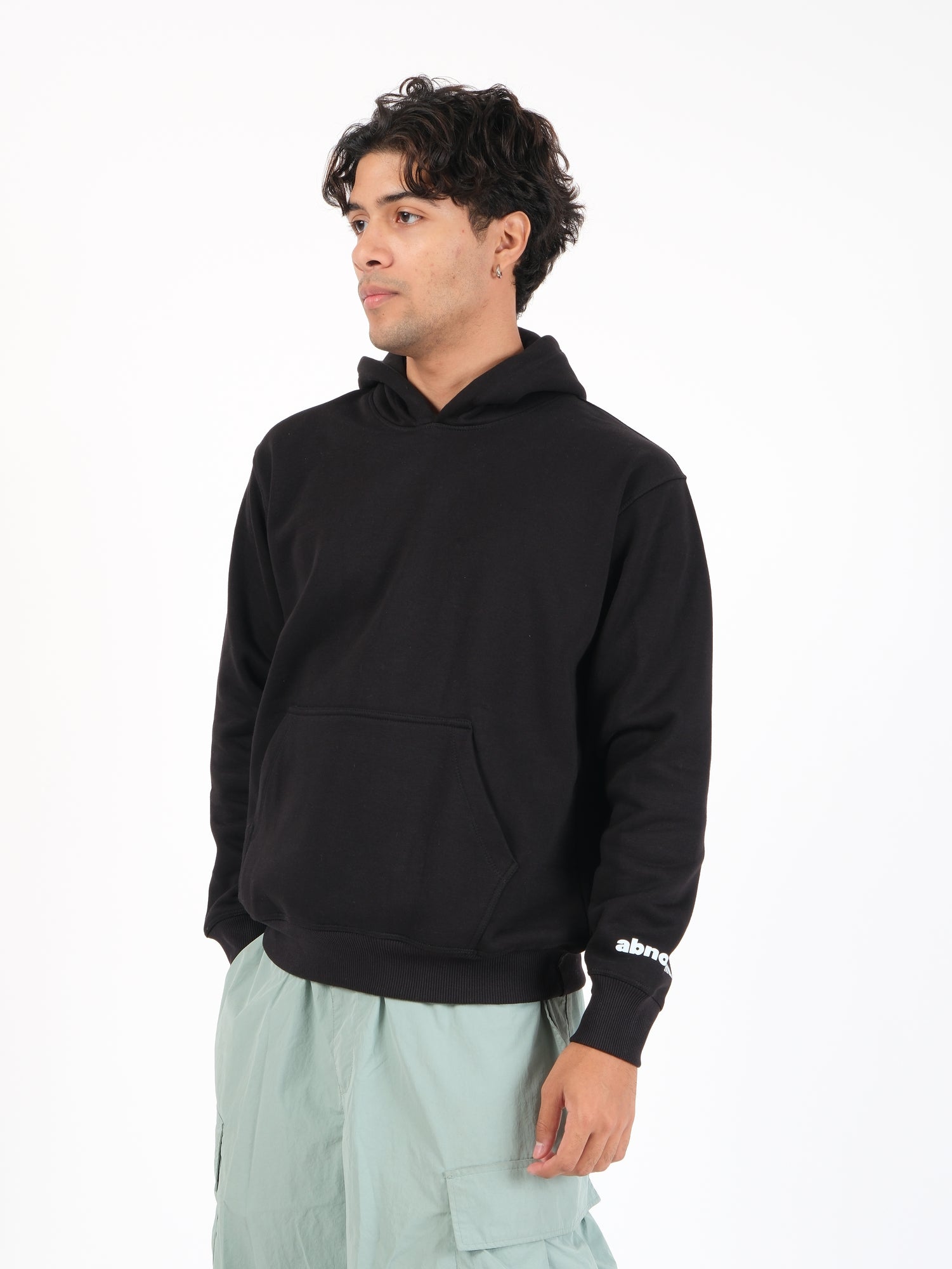 Straight Outta Gallery Oversized Graphic Hoodie
