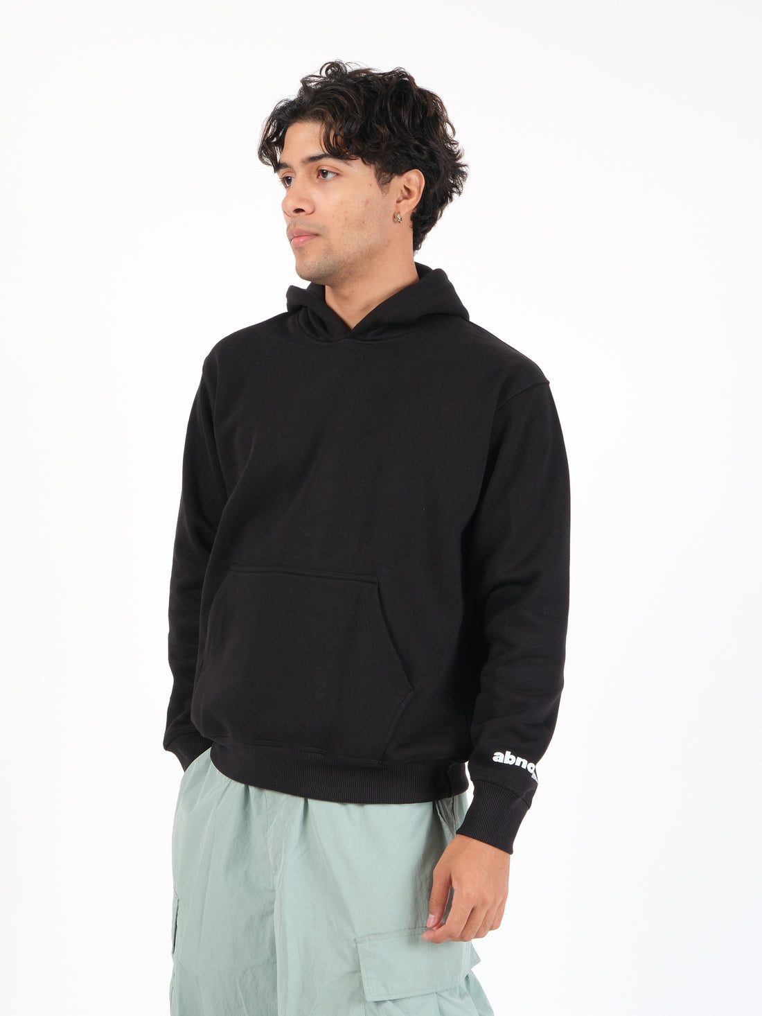Straight Outta Gallery Oversized Graphic Hoodie