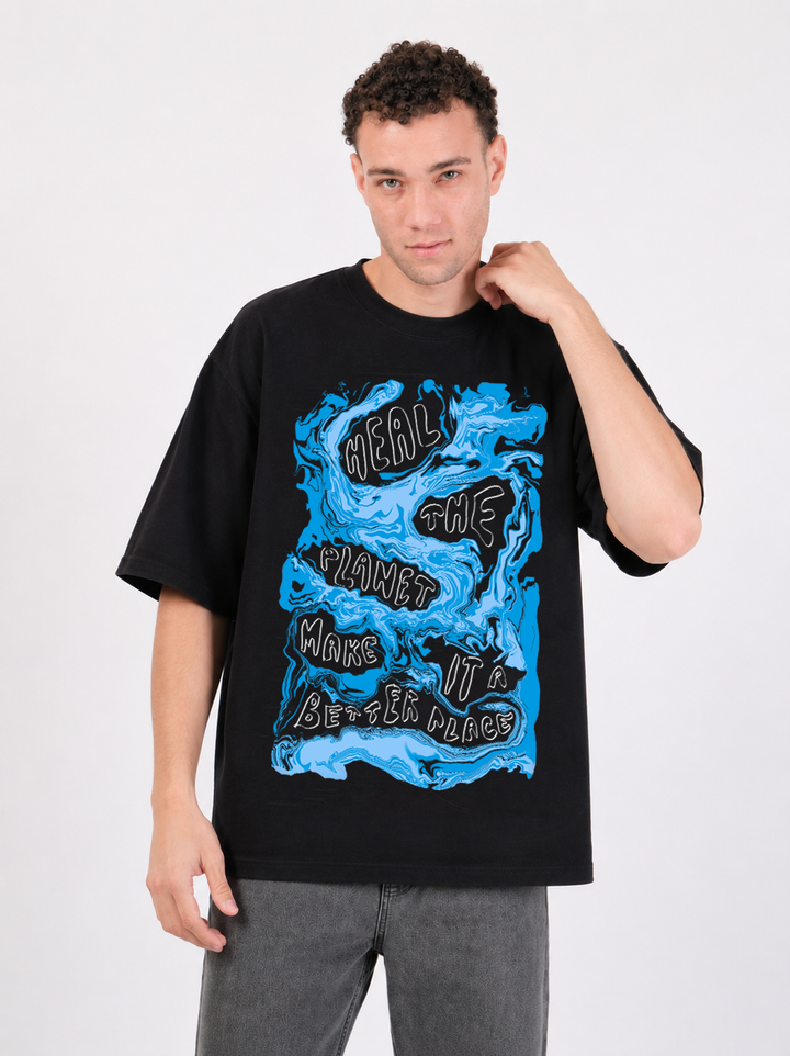 Heal the Planet |  oversized unisex graphic tee