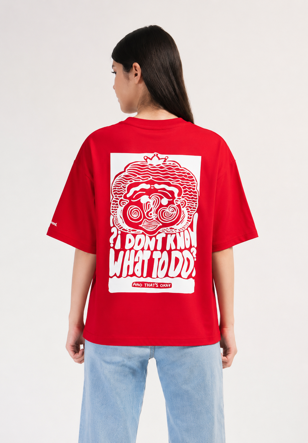 "idk" | oversized unisex graphic t-shirt