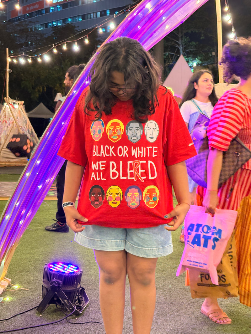 ✰ Bleed Red | oversized unisex graphic tee