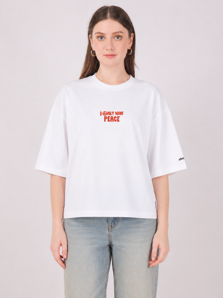 ✰ I don't like war |  oversized unisex graphic tee
