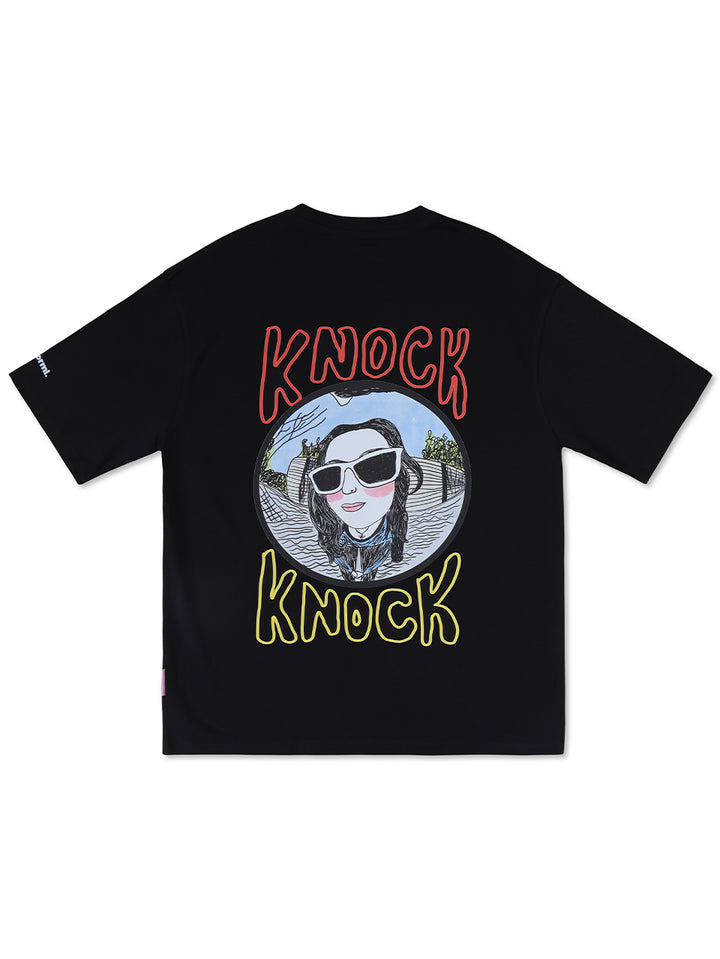 Knock Knock Oversized Graphic T-shirt