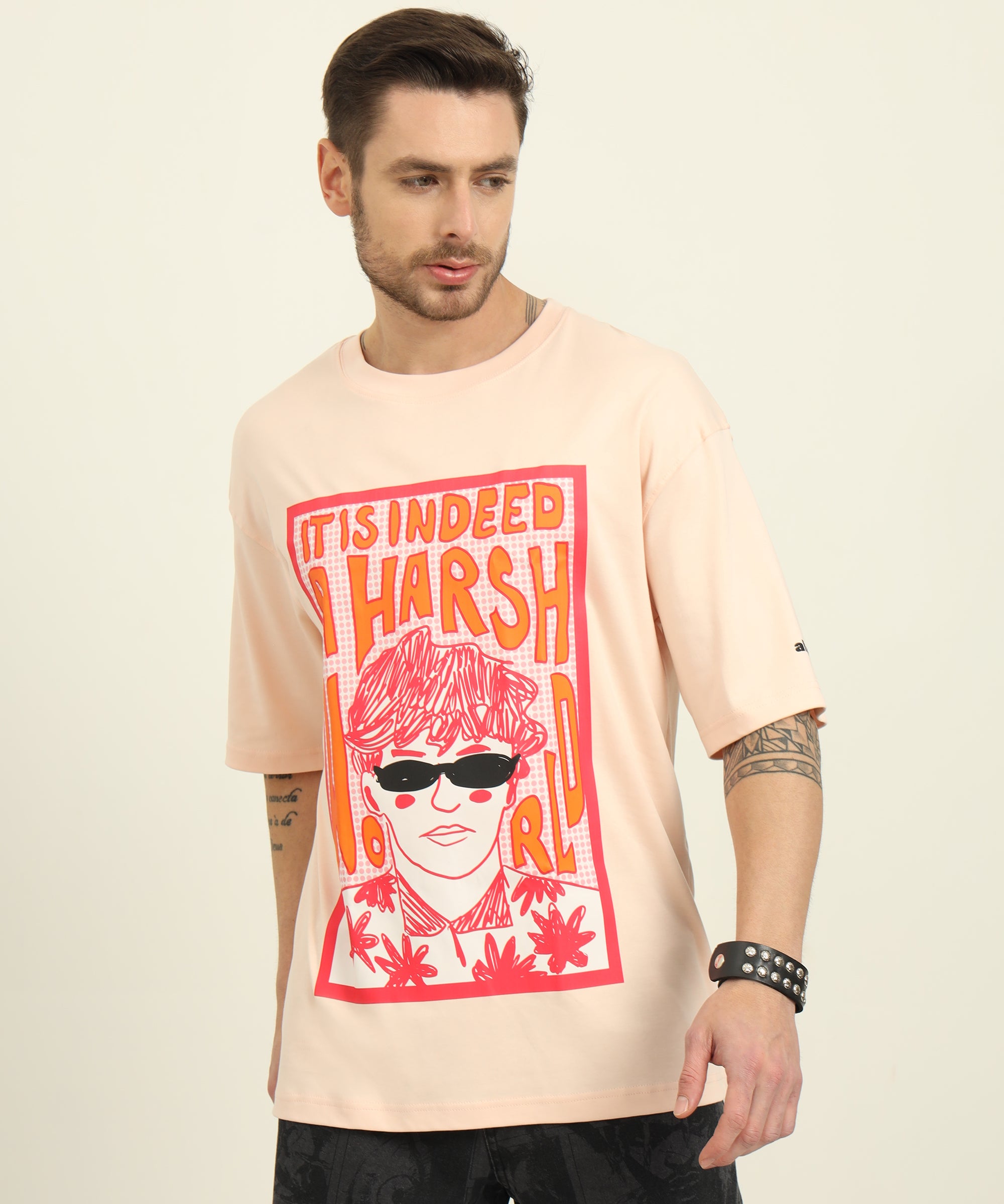 ✰ Harsh World | oversized unisex graphic tee