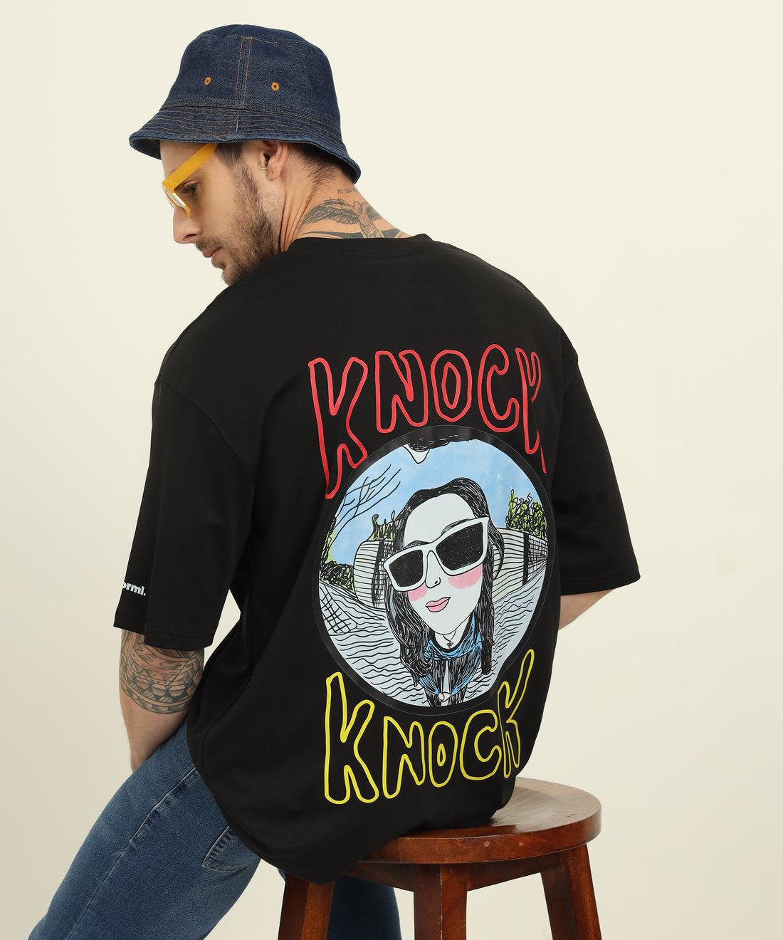 Knock Knock Oversized Graphic T-shirt