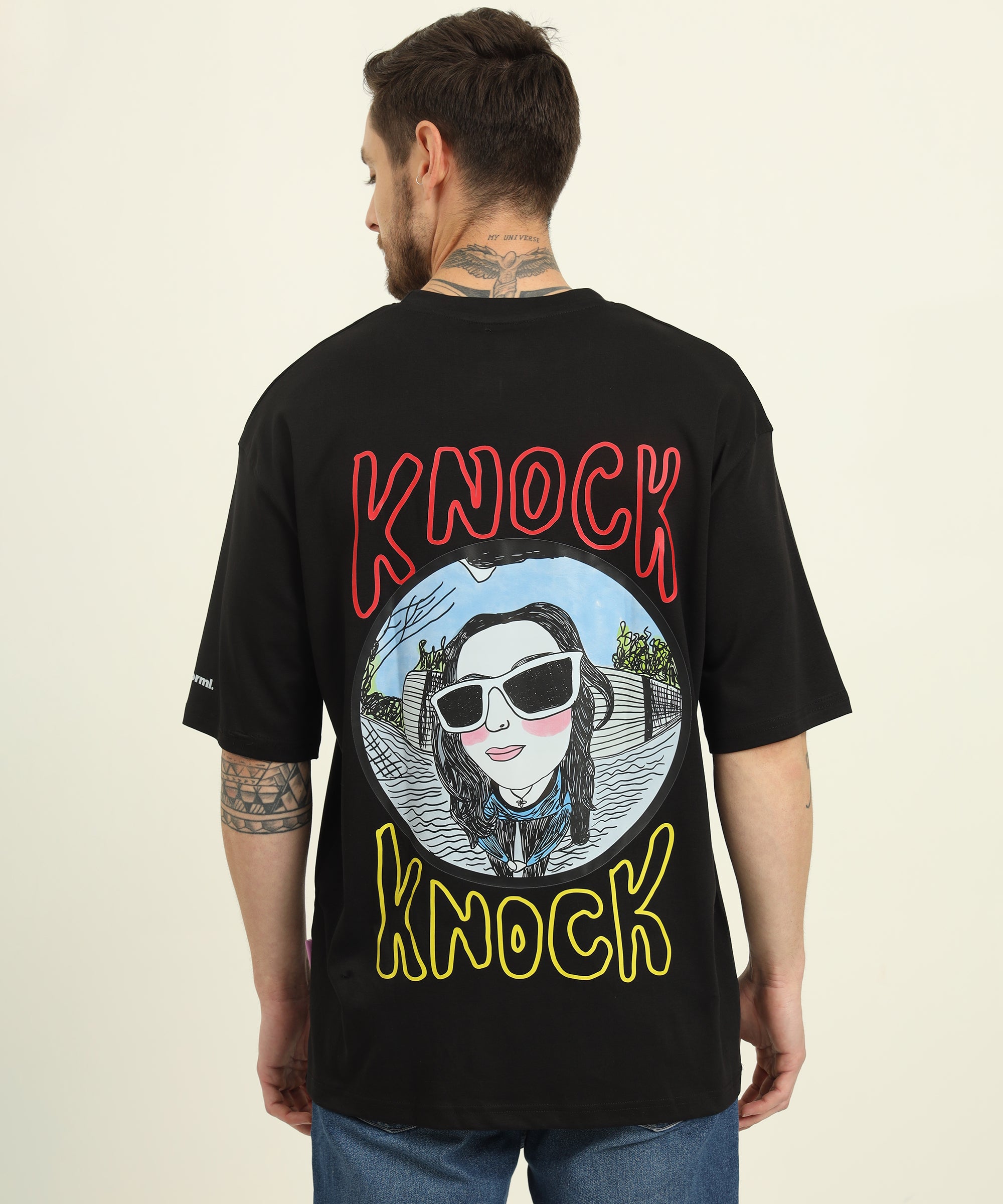 Knock Knock Oversized Graphic T-shirt