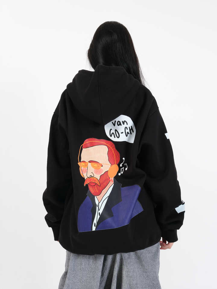 Van Gone - oversized unisex graphic hoodie