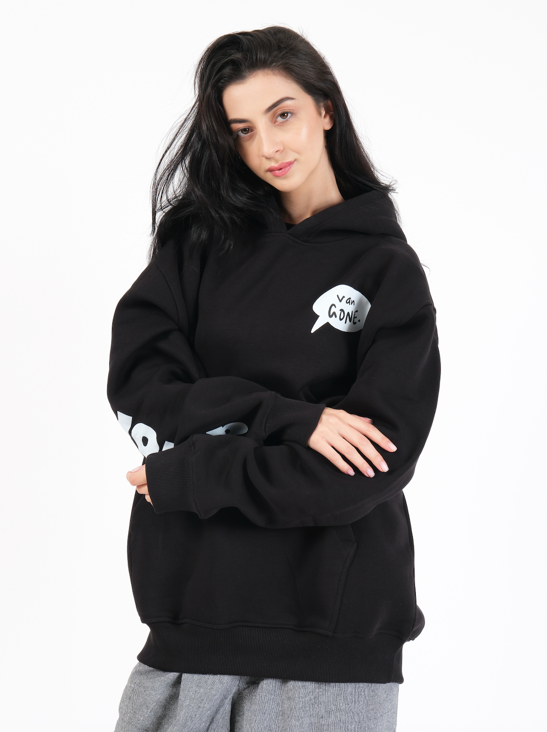 Van Gone - oversized unisex graphic hoodie