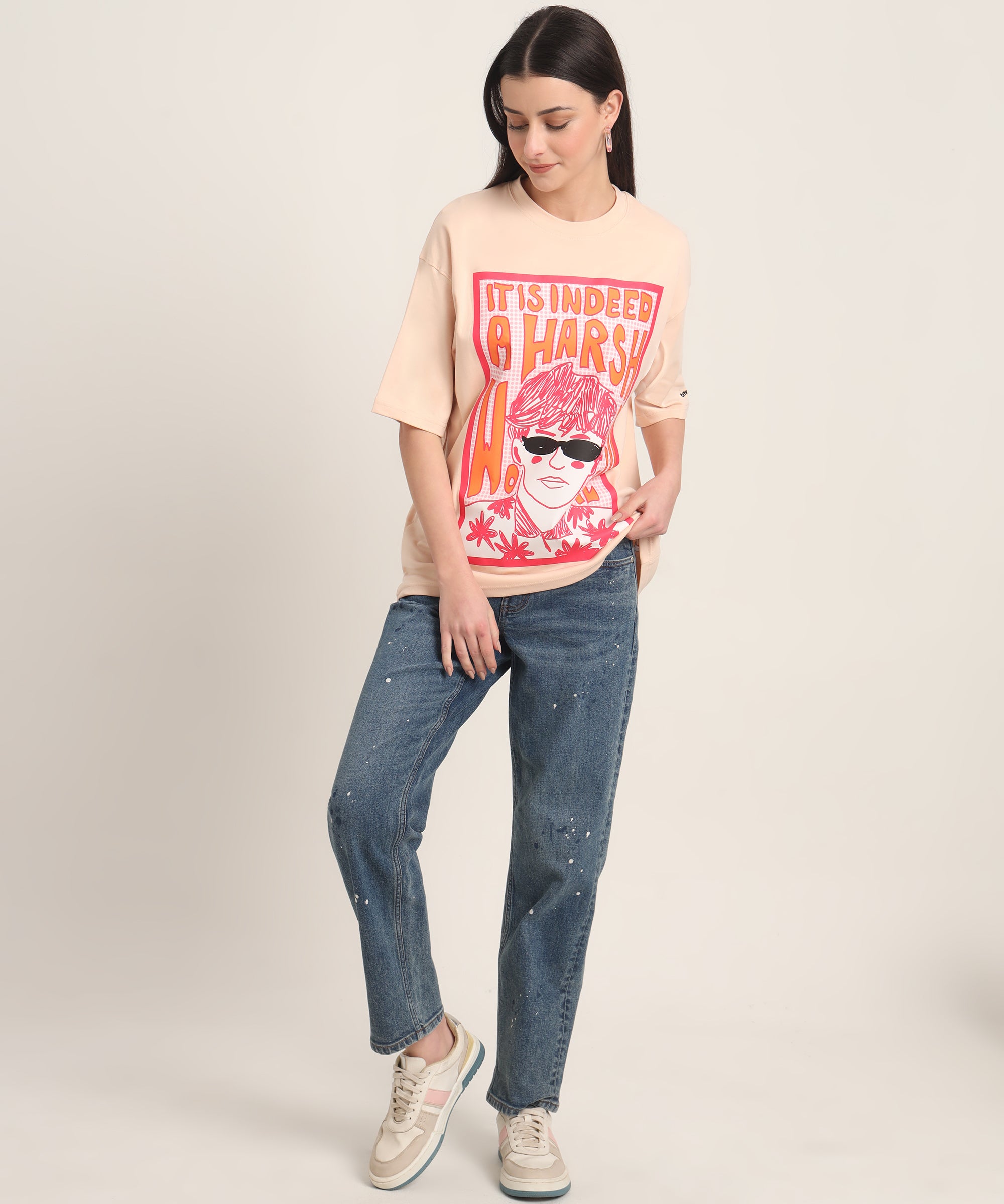 ✰ Harsh World | oversized unisex graphic tee