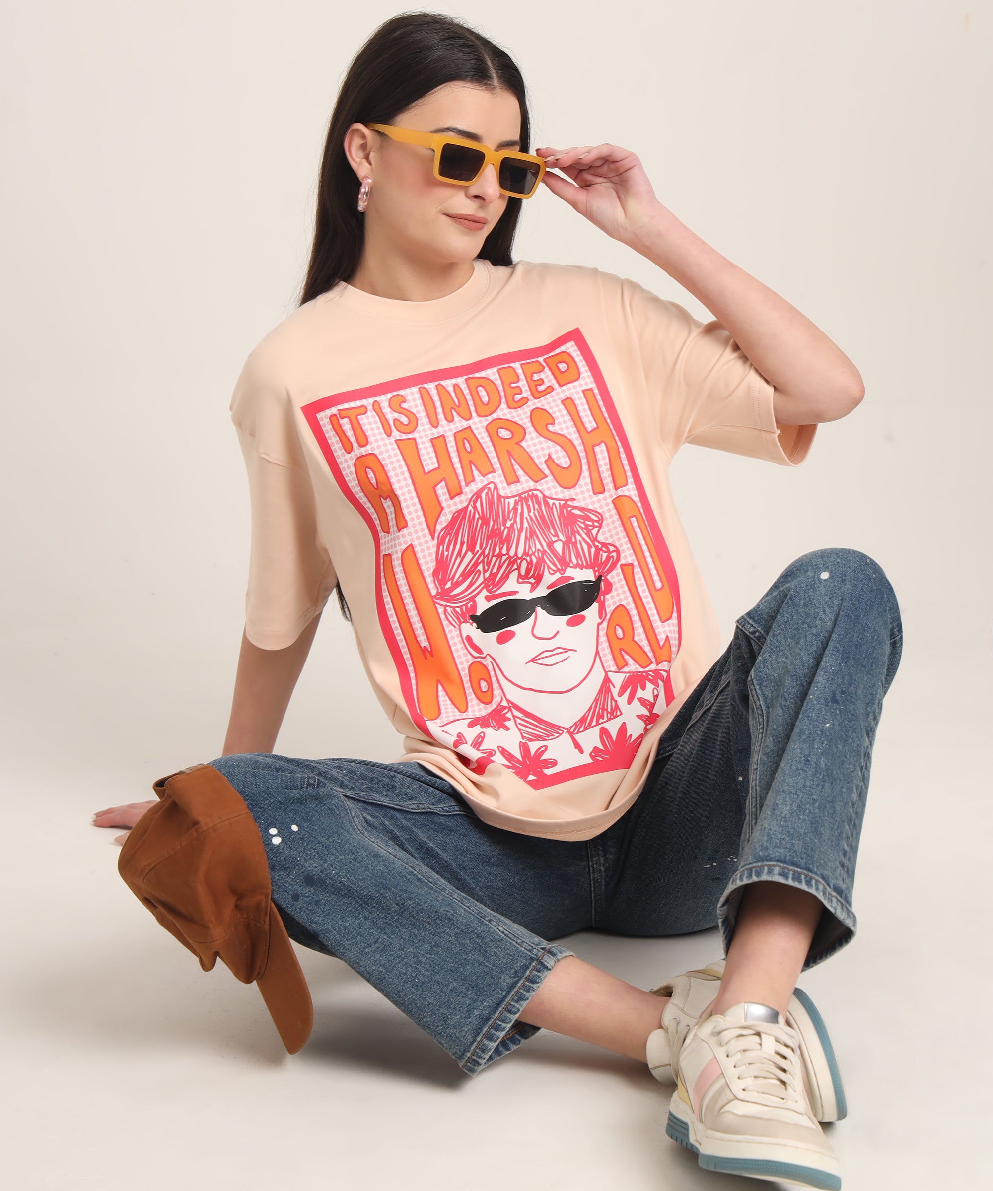 ✰ Harsh World | oversized unisex graphic tee