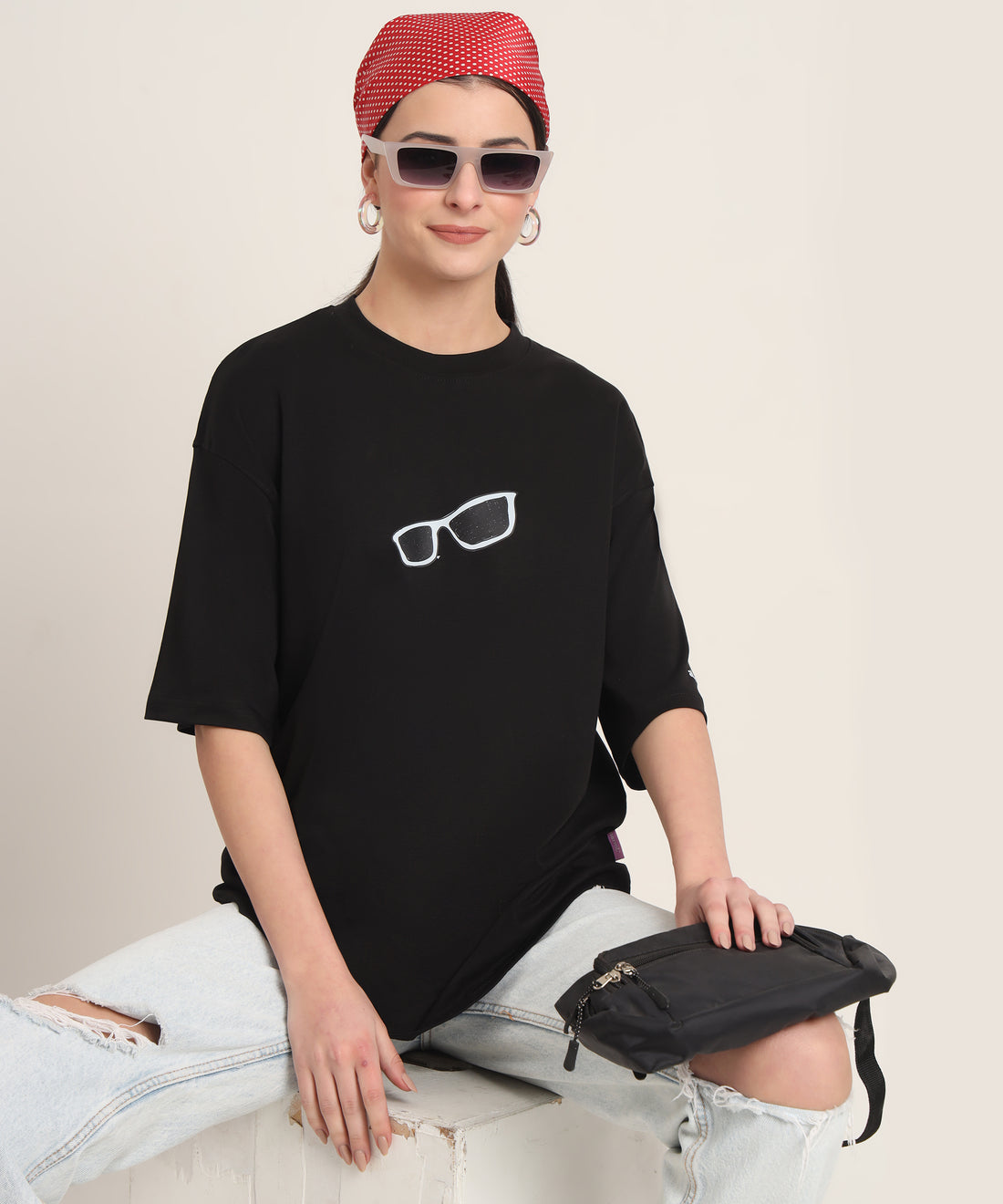Knock Knock Oversized Graphic T-shirt