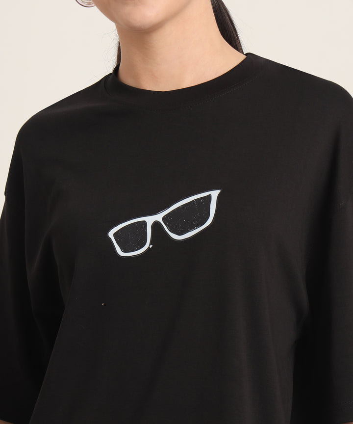 Knock Knock Oversized Graphic T-shirt