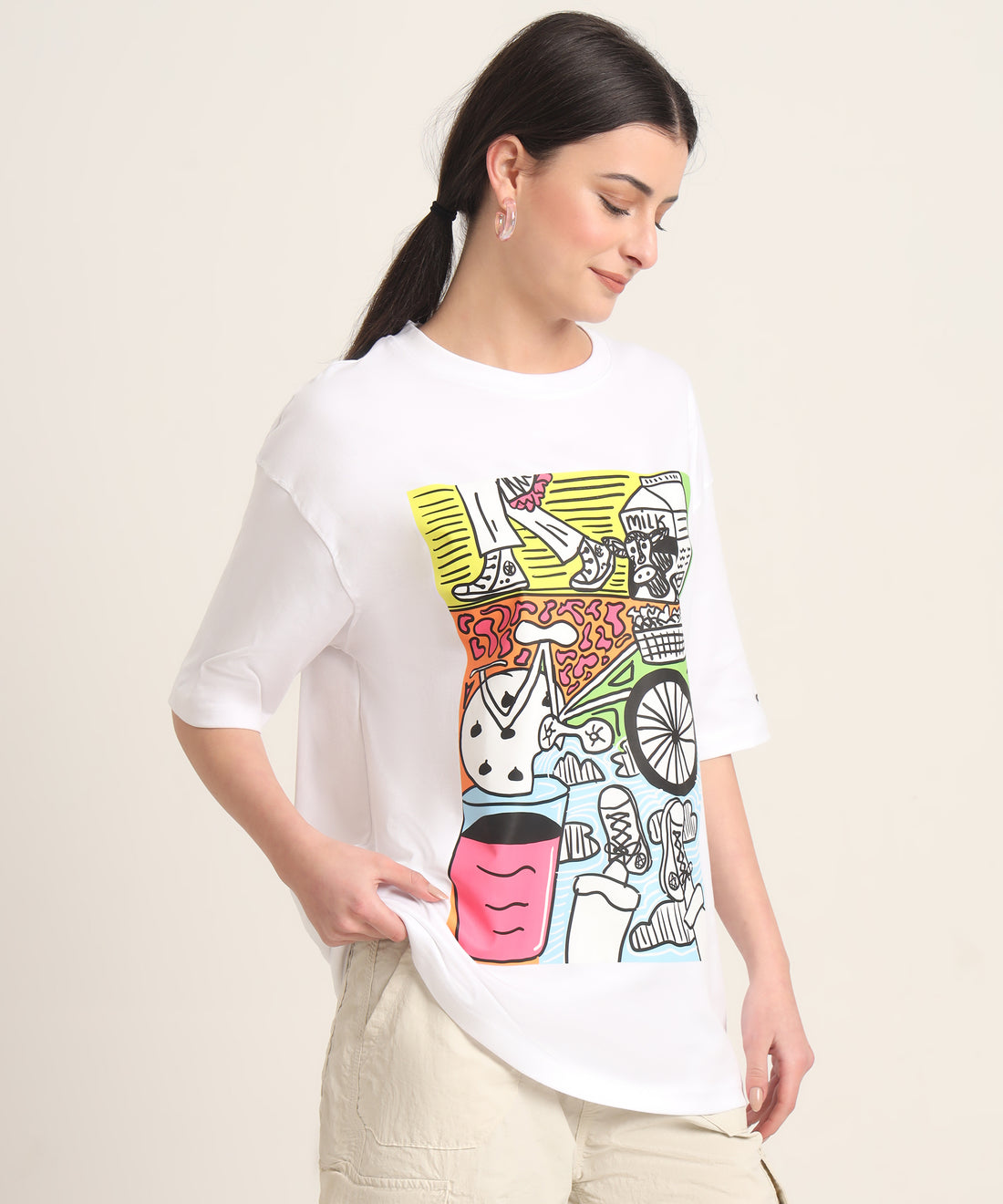 Milky Day | Oversized Unisex T-shirt