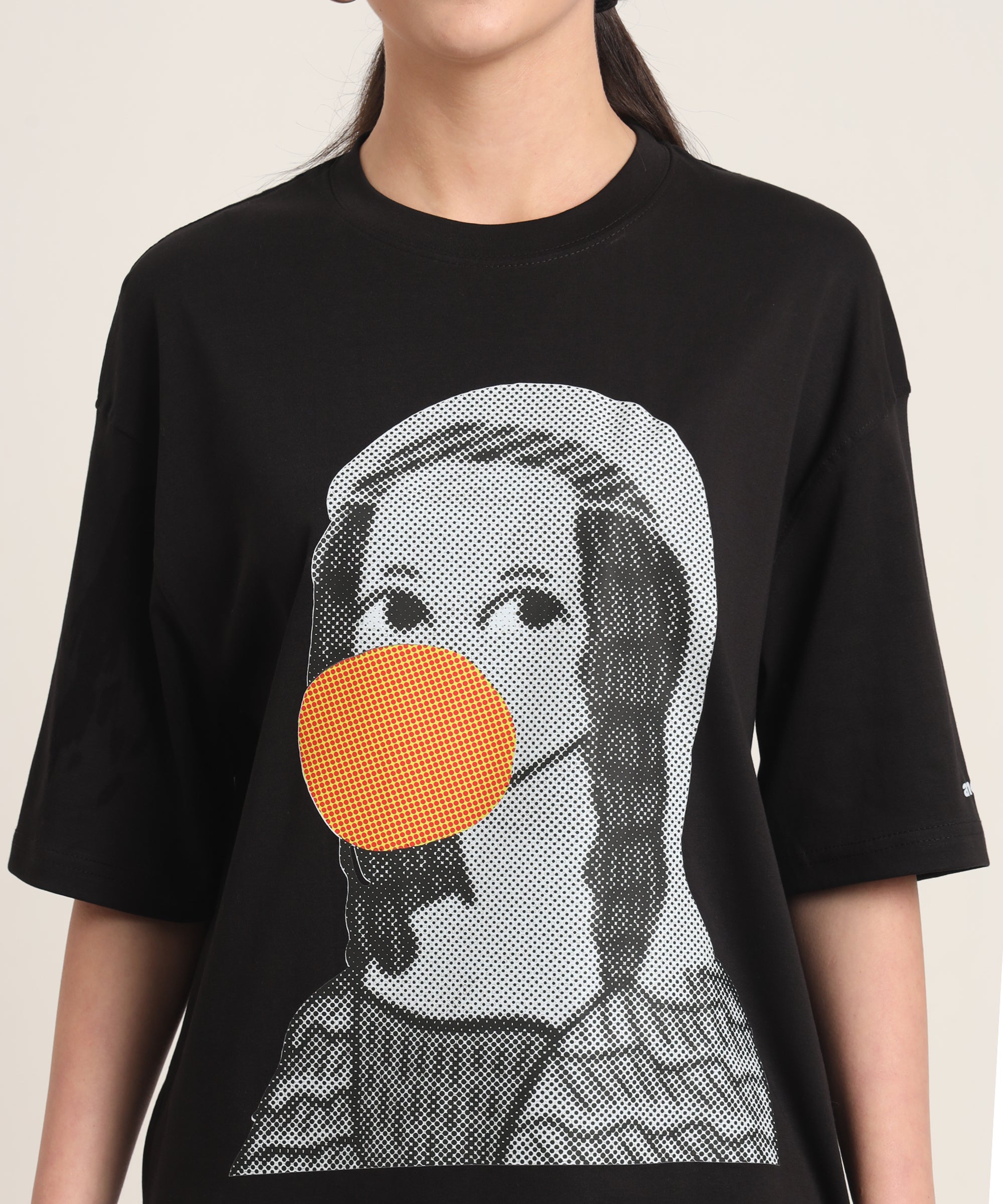 Mona Mono Oversized Graphic T-shirt