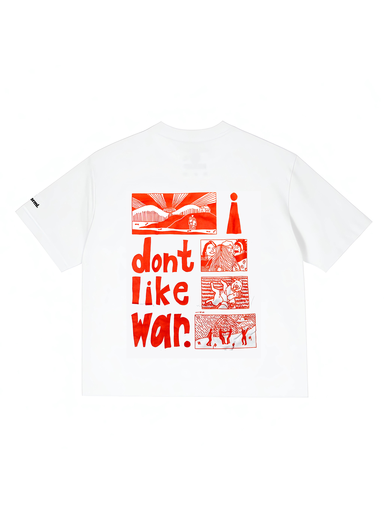 ✰ I don't like war |  oversized unisex graphic tee