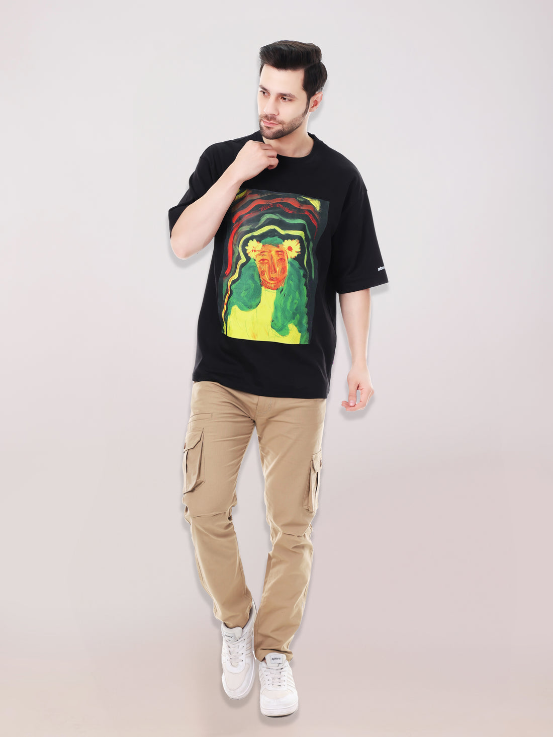 ✰ Straight Outta Gallery Oversized Graphic T-shirt