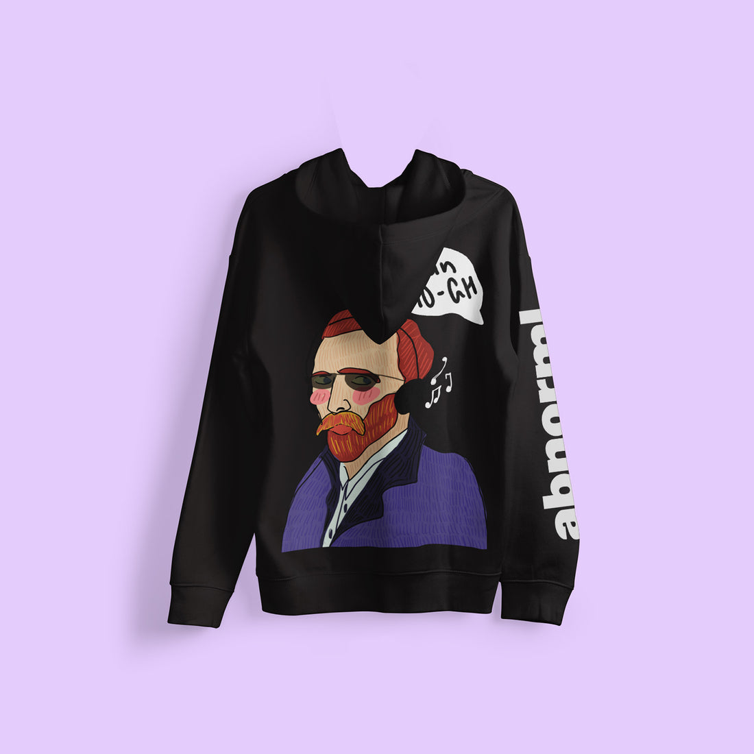 Van Gone - oversized unisex graphic hoodie