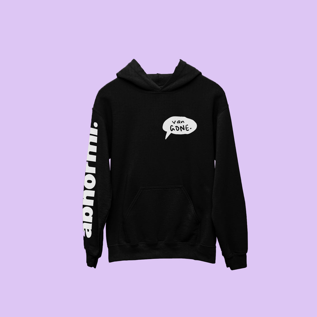 Van Gone - oversized unisex graphic hoodie
